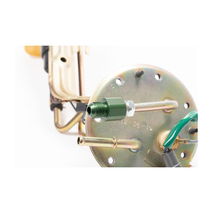 6AN male short adapter with M14 inverted flare