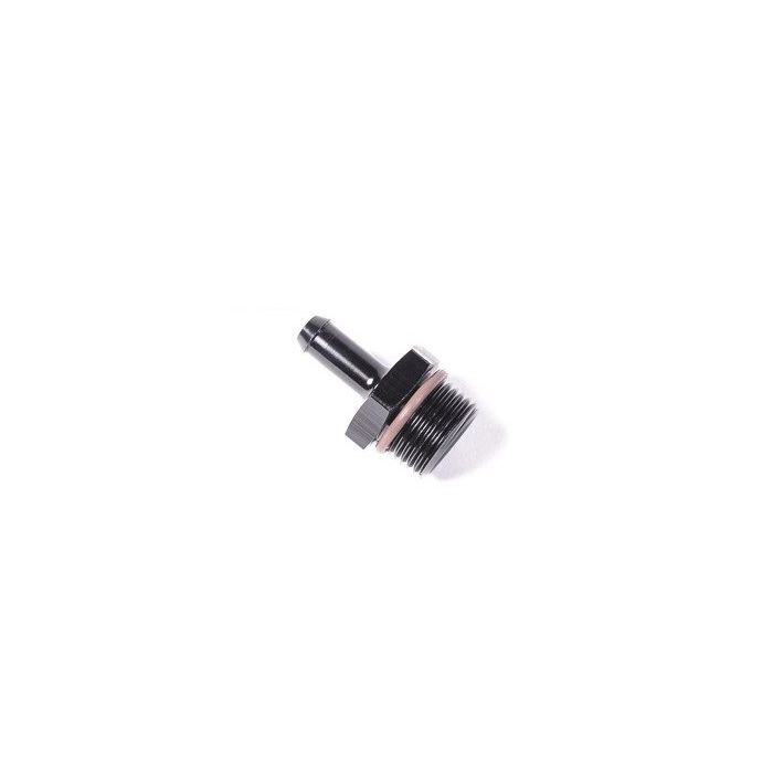 Adaptador de conexión para manguera de 3/8" con rosca ORB 10AN a rosca de púas, Radium Engineering