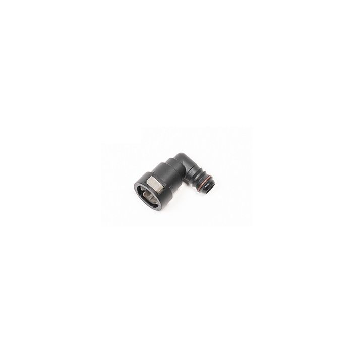 Radium Engineering 16mm SAE Female to 5/8" Barb 90° Connector