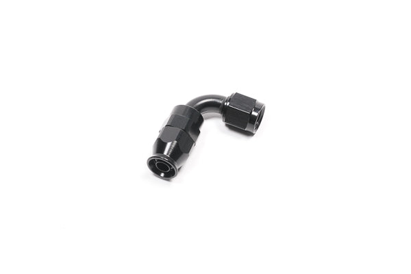 Conector de manguera AN6 de 90 grados, PTFE negro, Radium Engineering