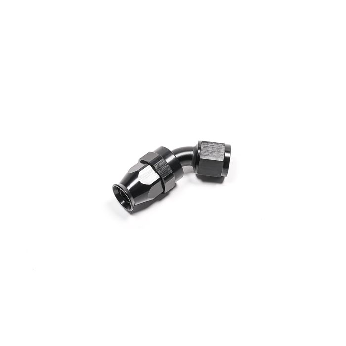 Conector de manguera AN8 de 45 grados, PTFE negro, Radium Engineering