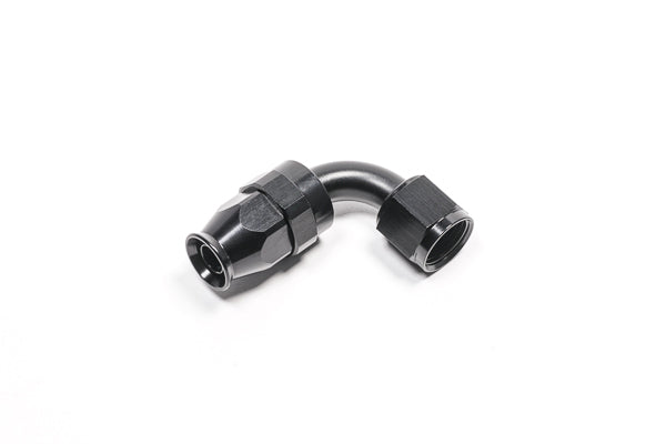 Conector de manguera AN8 de 90 grados, PTFE negro, Radium Engineering