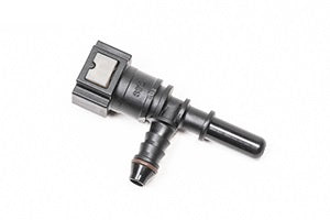 Conector en T hembra SAE de 5/16 pulg. a macho SAE de 5/16 pulg. a conector en T con púas de 5/16 pulg. Radium Engineering