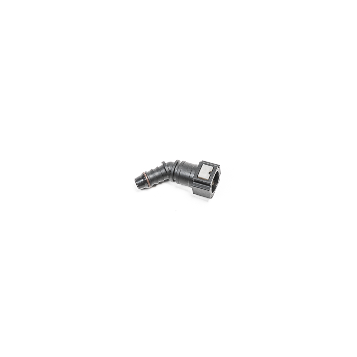 Radium Engineering, conector hembra SAE de 5/16 pulg. a 45 grados con púas de 3/8 pulg.