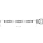 In-Tank 350mm fuel hose : SAE 9.49 recto - ID10