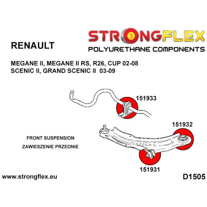 151933B: Front stabilizer bush