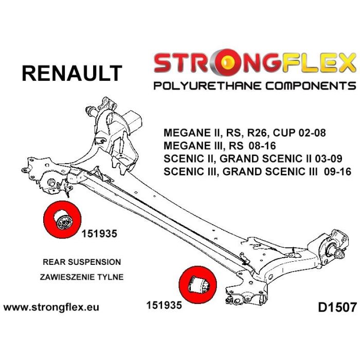 151935A: Rear axle bush