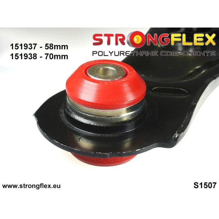 151937A: Frontal - rear wishbone bushing 58mm SPORT