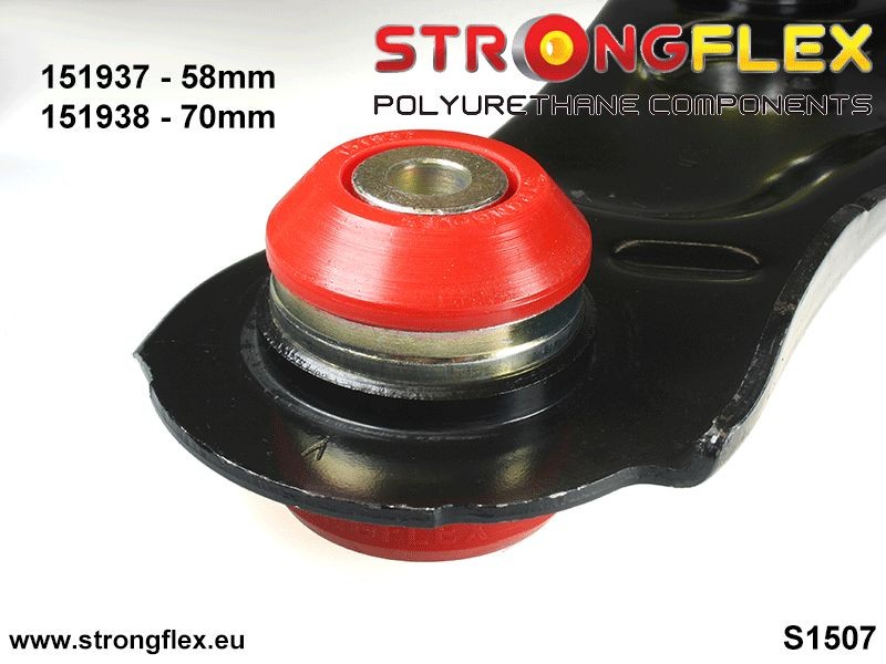 151937A: Brazo inferior delantero - silentblock trasero 58 mm