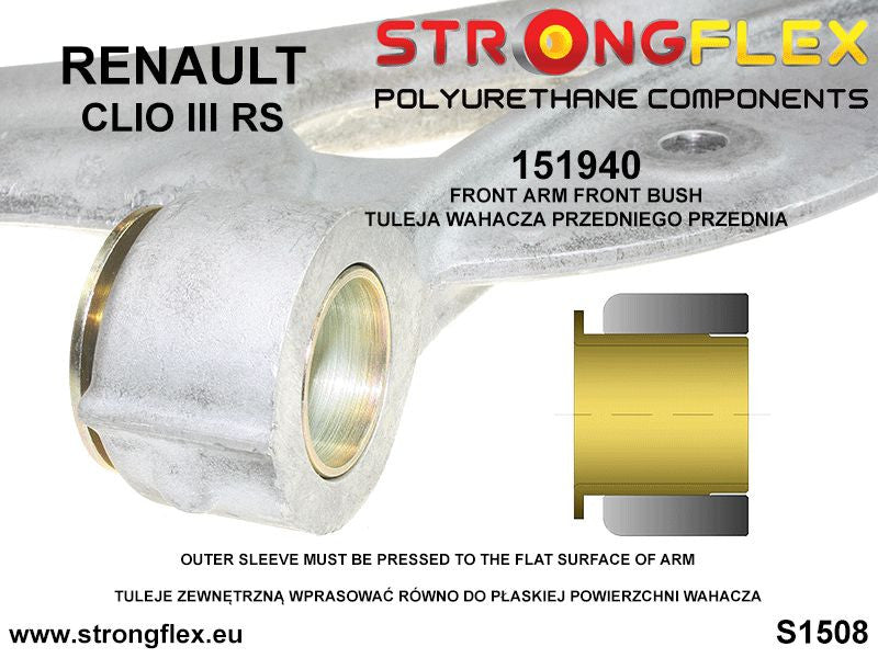 151940A: Silentblock delantero del brazo de control delantero SPORT