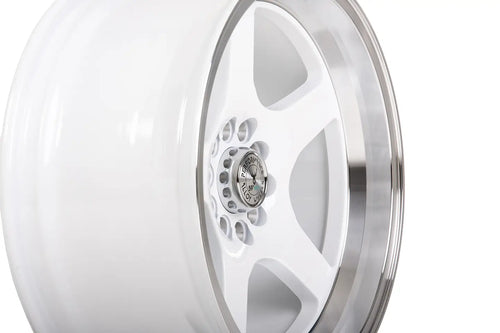 59°North Wheels D-004 8,5x17" ET10 5x100/5x108 white/polished lip