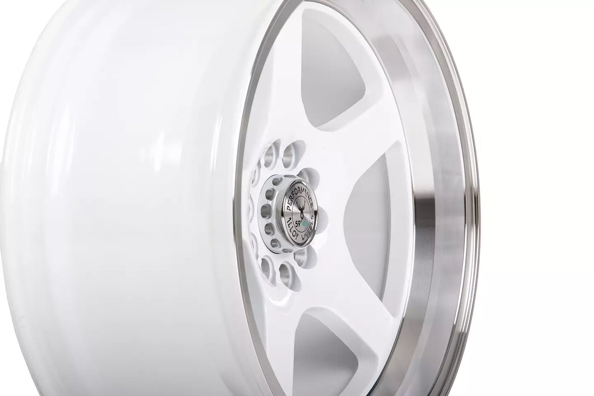 59°North Wheels D-004 8.5x17" ET10 5x114.3/5x120 white/polished lip