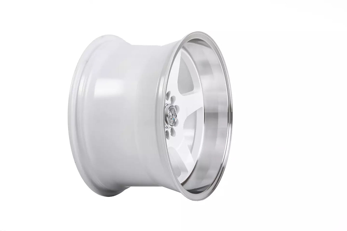 59°North Wheels D-004 11x18" ET15 5x114/5x120 white/polished lip