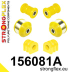 156081A: Kit de silentblocks SPORT de la suspensión delantera para Nissan Cube Micra Note Tiida Renault Clio Modus
