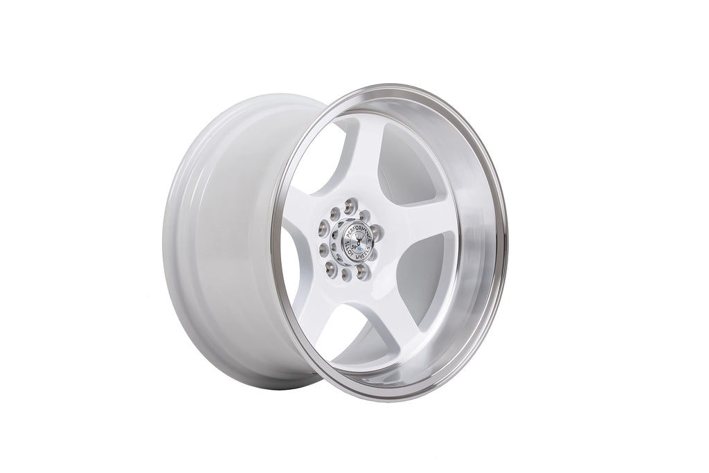 59°North Wheels D-004 9,5x17" ET5 5x114,3/5x120 white/polished lip