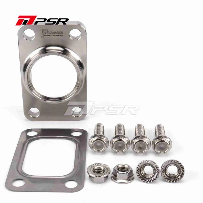 Brida de transición Pulsar PSR de aluminio mecanizado T3 abierta a tubo de 2" de diámetro exterior (kit de montaje incluido)