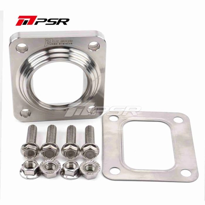 Brida de transición Pulsar PSR de aluminio mecanizado T4 abierta a tubería de 2" SCH-10/40 (kit de herrajes incluido)