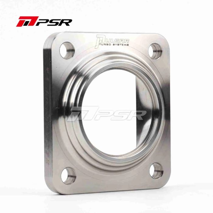 Pulsar PSR machined aluminum T4 open transition flange to 2" SCH-10/40 pipe (hardware kit included)