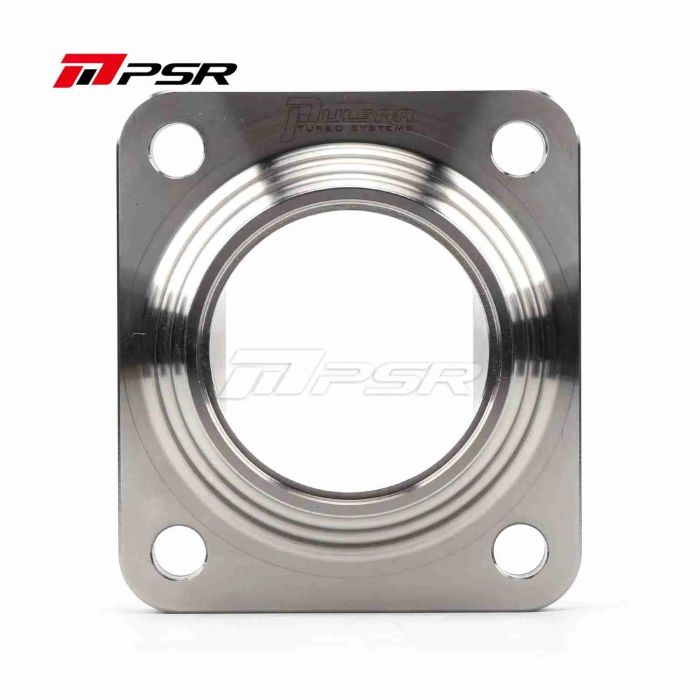Pulsar PSR machined aluminum T4 open transition flange to 2" SCH-10/40 pipe (hardware kit included)