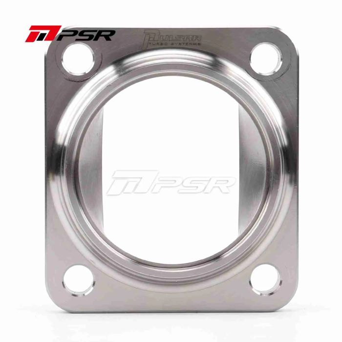 Pulsar PSR machined aluminum T4 open to 2.5" SCH-10/40 pipe transition flange (hardware kit included)