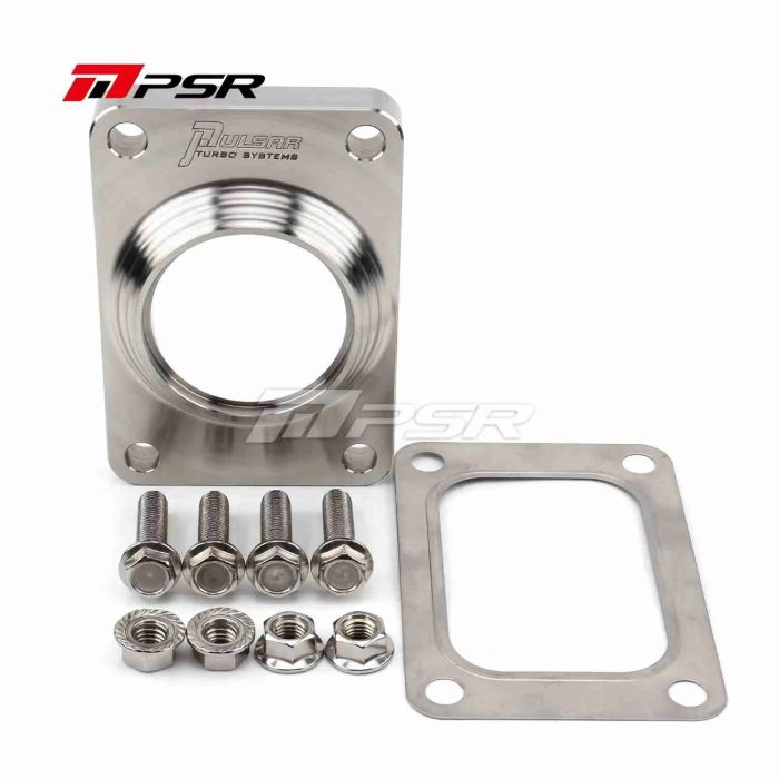 Brida de transición Pulsar PSR de aluminio mecanizado T6 abierta a tubo de 2,5" de diámetro exterior (kit de montaje incluido)