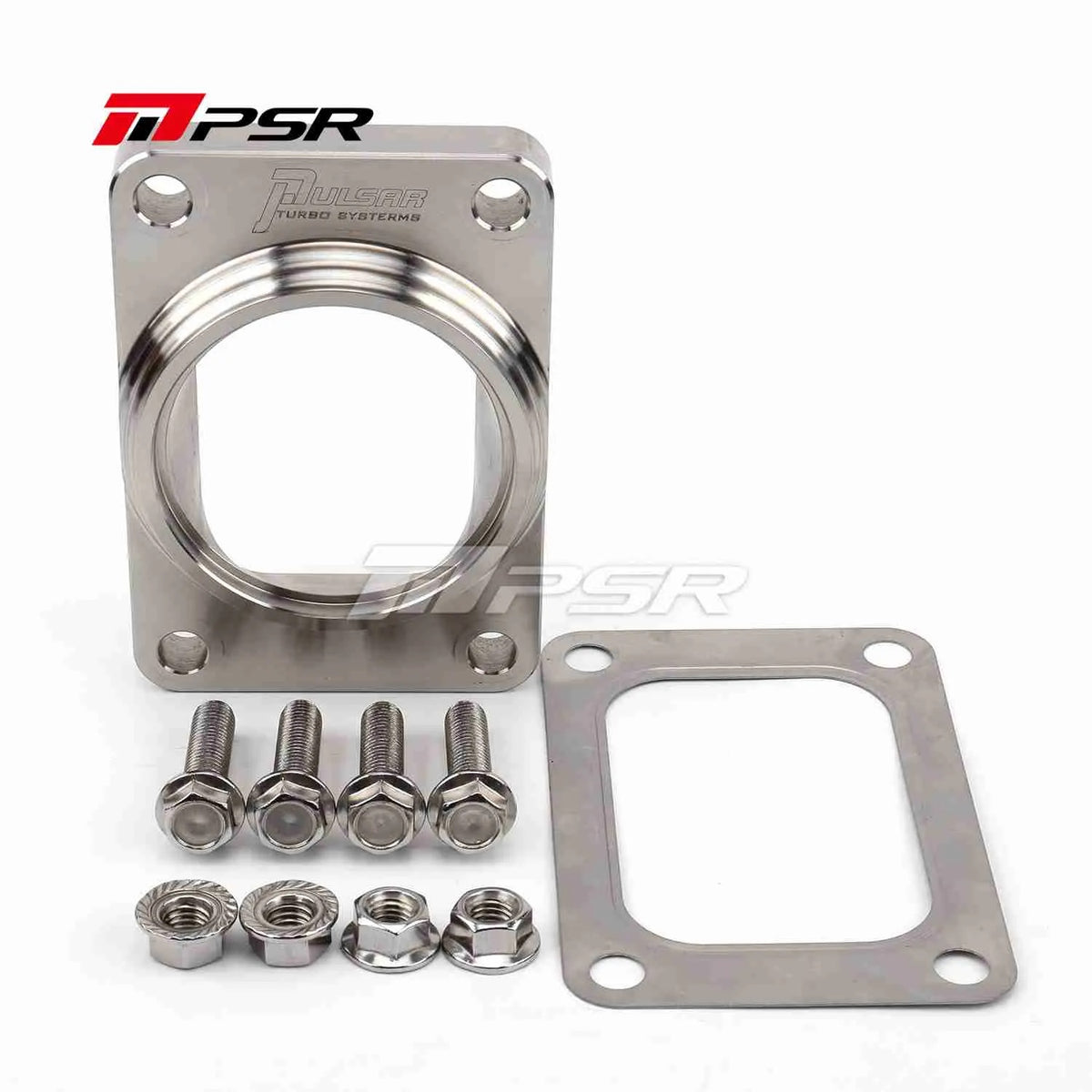 Brida de transición Pulsar PSR Billet T6 abierta para tubo de 3" de diámetro exterior (kit de montaje incluido)