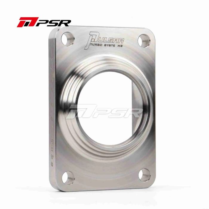 Pulsar PSR machined T6 aluminum transition flange open to 3" OD pipe (mounting hardware included)