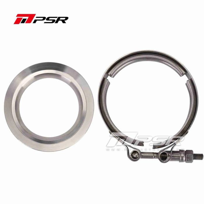 Kit de abrazaderas de brida Pulsar PSR de 3" de acero inoxidable para Turbo 300 T4
