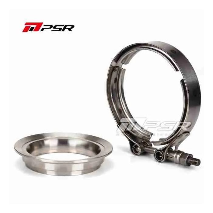 Kit de abrazaderas de brida Pulsar PSR de 3" de acero inoxidable para Turbo 300 T4