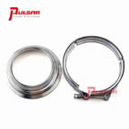 Kit de abrazaderas de brida Pulsar PSR de acero inoxidable para turbo 400 T6 de 5" a 4"