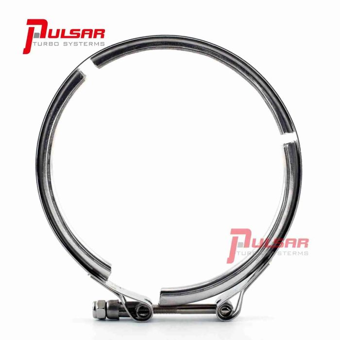 Pulsar PSR Stainless Steel 5" to 4" T6 Turbo Flange Clamp Kit