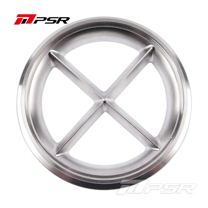 Kit de abrazadera de brida de protección transversal de acero inoxidable de 5" Pulsar PSR para salida de la carcasa de la turbo de los turbos de la serie 400