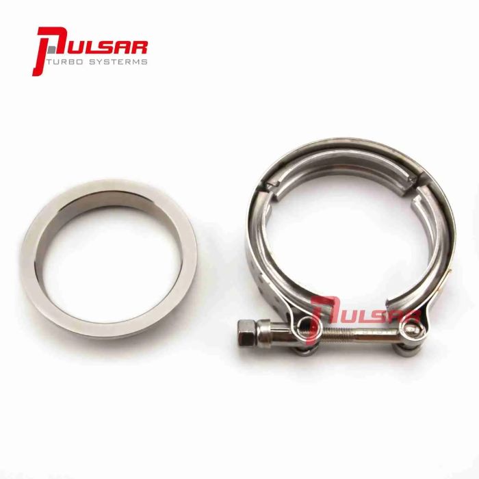 Pulsar PSR V-Band de 3" de acero inoxidable para Precision Turbo T4, T67, T72, T76