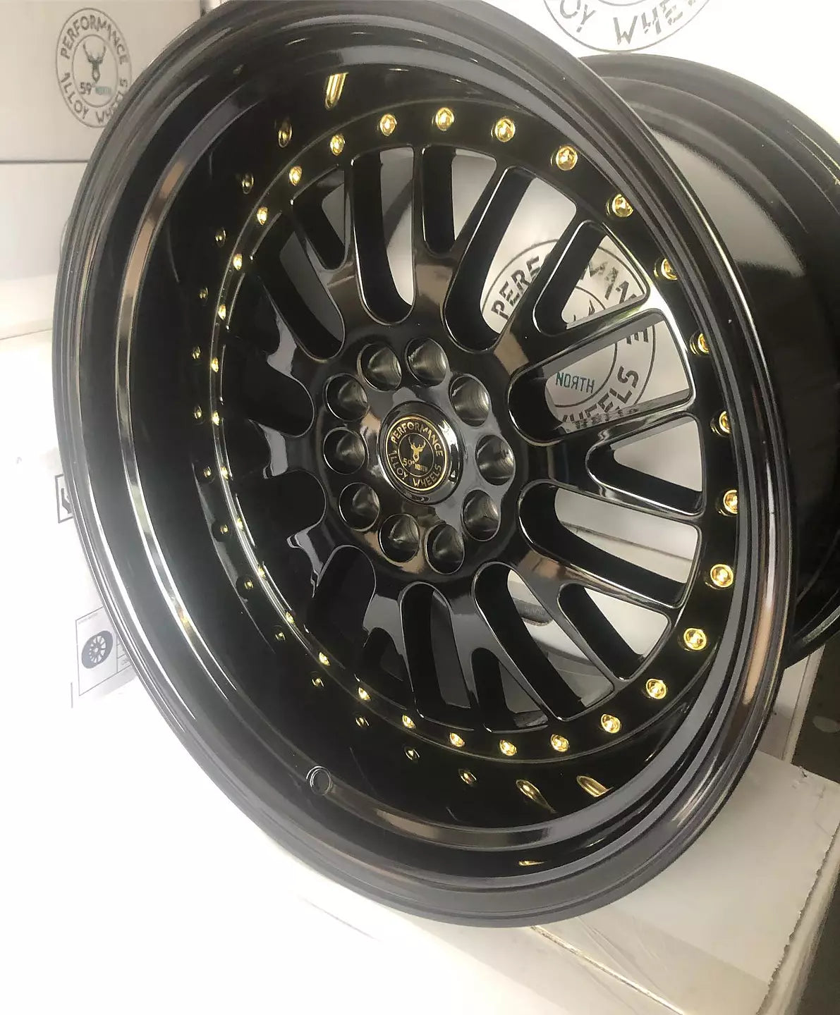 59°North Wheels D-003 11x18" ET15 5x114/5x120 Gloss Black