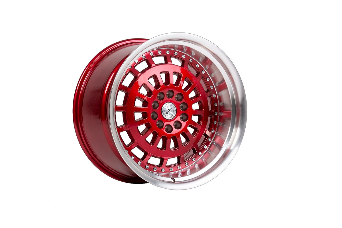 59°North Wheels D-007 9.5x19" ET25 5x114.3/5x120 Candy Red/polished