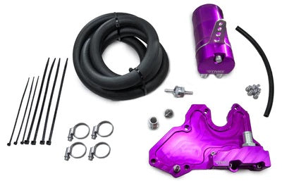 Kit catch tank de aceite grande morado 17 mm RTMG Performance para 1.8 / 2.0 TSI EA888.3