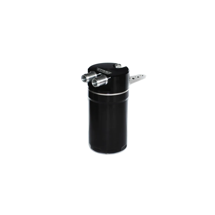 RTMG Performance Large Oil Catch Can Kit for 1.8 / 2.0 TSI - Black 17mm