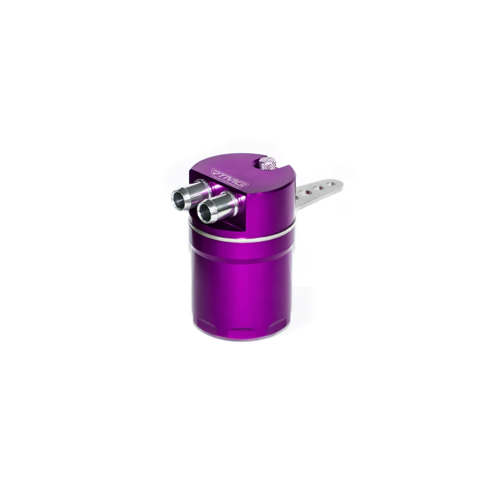 RTMG Performance Small Oil Catch Can Kit for 1.8 / 2.0 TSI - Purple 17mm