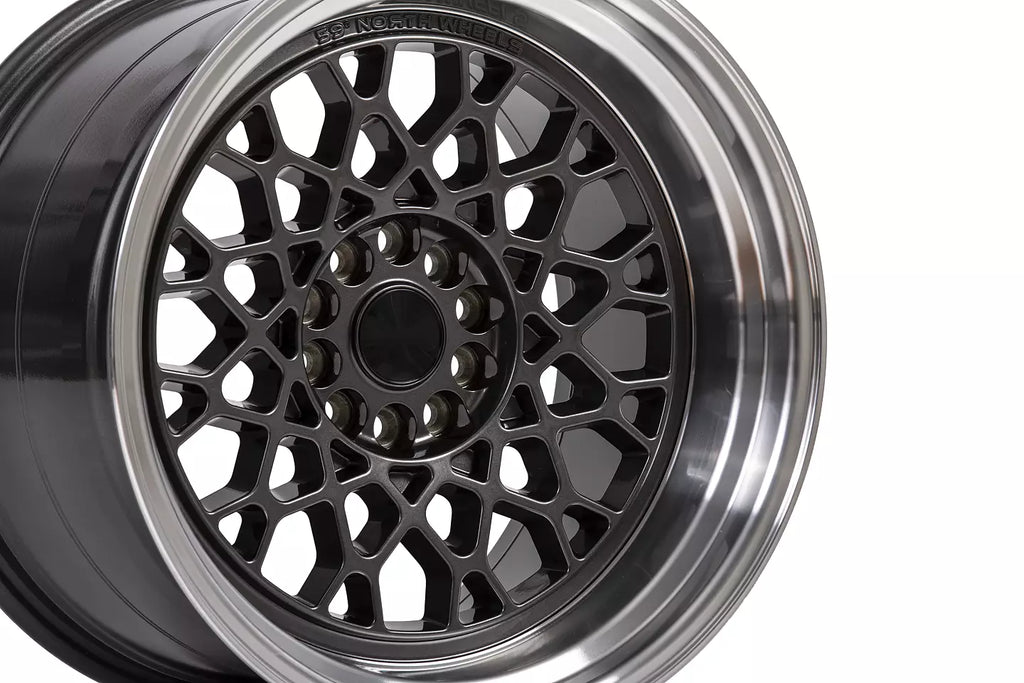 59°North Wheels D-008 11x18" ET8 5x114.3/5x120 Gunmetal/polished lip