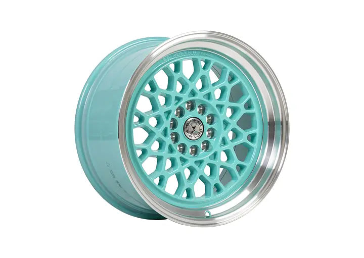 59°North Wheels D-008 9,5x18" ET22 5x114,3/5x120 Turqouise/polished lip