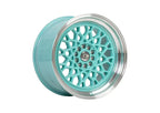 59°North Wheels D-008 9,5x18" ET22 5x114,3/5x120 Turqouise/polished lip