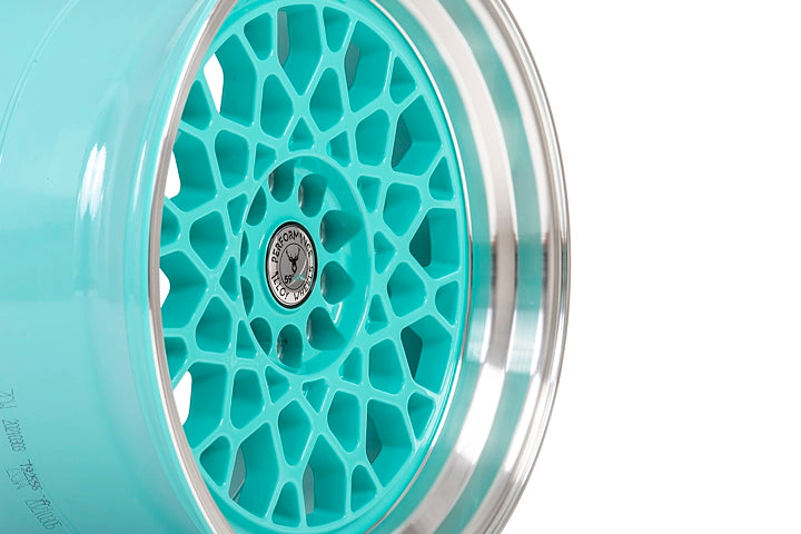 59°North Wheels D-008 9,5x18" ET22 5x114,3/5x120 Turqouise/polished lip