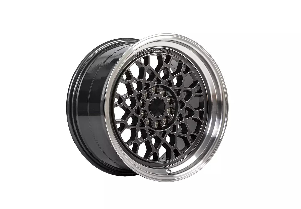 59°North Wheels D-008 8.5x18" ET35 5x100/5x108 Gunmetal/polished lip