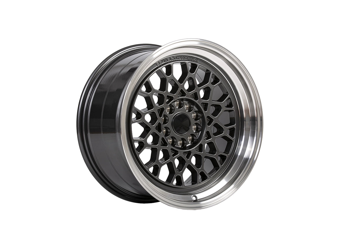 59°North Wheels D-008 8.5x18" ET35 5x114.3/5x120 Gunmetal/polished lip
