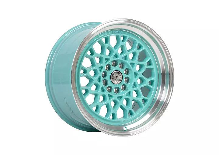 59°North Wheels D-008 8.5x18" ET35 5x114.3/5x120 Turquoise/polished lip