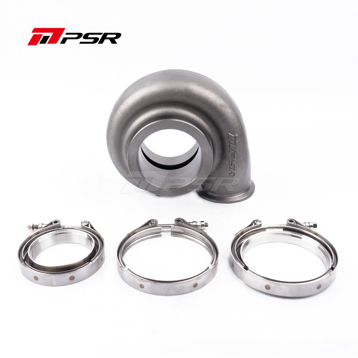 Carcasa de turbo Pulsar PSR, de fácil instalación, con rodamientos de bolas Precision PTE, Turbo 7685, 8085, 8385, 1.28A/R, entrada dividida T4, salida V-Band de 4".