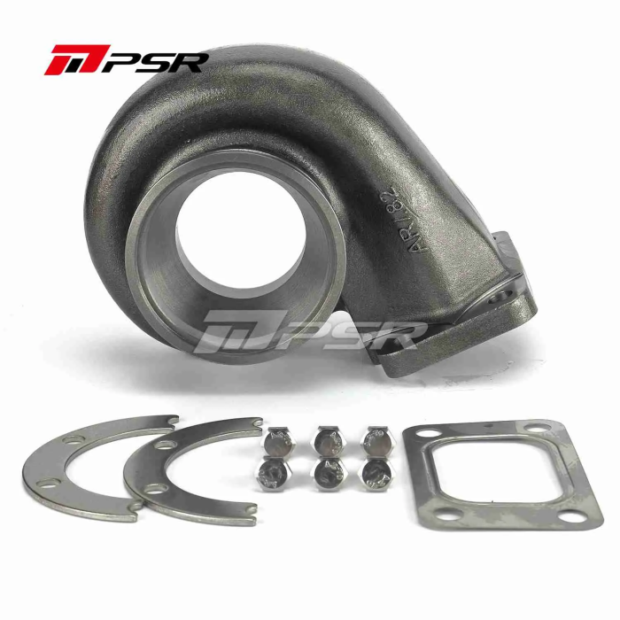 Carcasa de turbo Pulsar PSR para turbos 3584 Gen 3, entrada T3, salida V-Band, 0.82A/R
