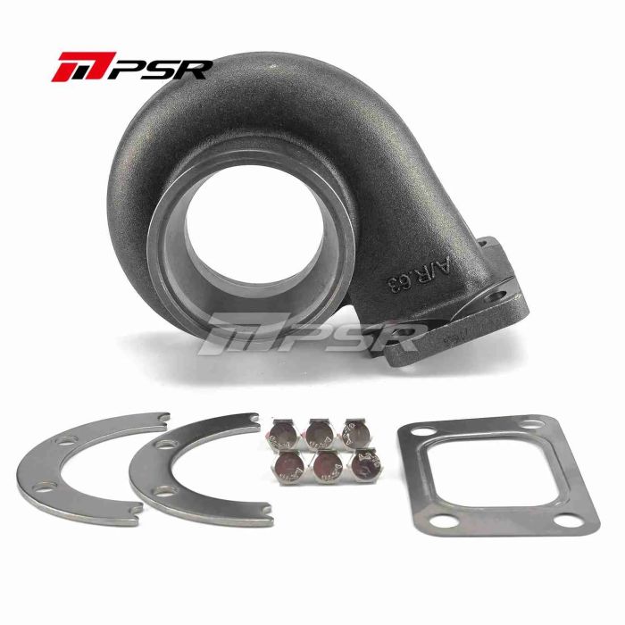 Carcasa de turbo Pulsar PSR para turbo 3584 Gen 3, entrada T3, salida V-Band, 0.63 A/R