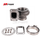 Carcasa de turbina Pulsar PSR para montaje directo en turbo Precision PTE Ball Bearing T4 abierta 0,96 A/R para turbo 6266 / 6466 / 6766