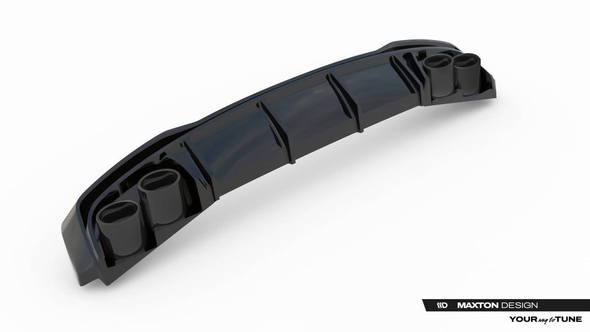 Difusor trasero + embellecedores de escape para Audi A7 S-Line C8 / S7 C8 / C8 Facelift / S7 Facelift